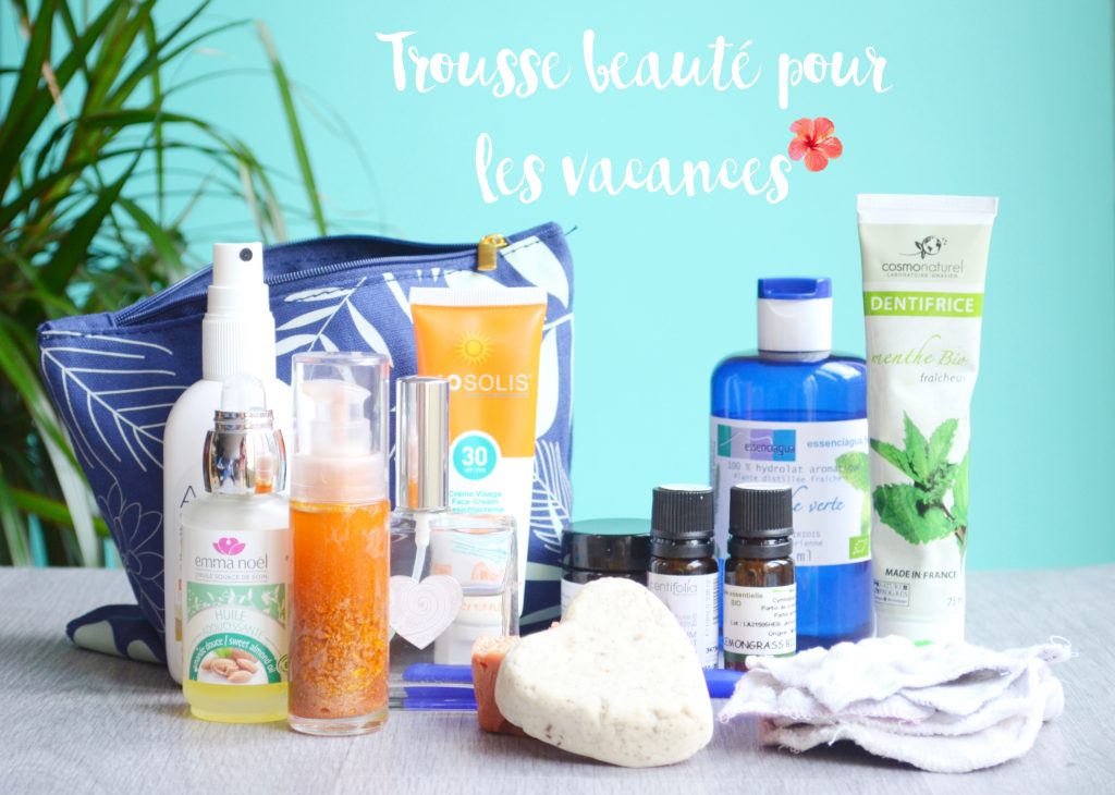 trousse beauté vacances